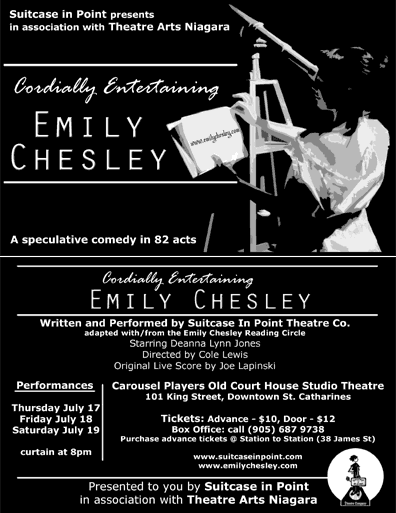 Cordially Entertaining Emily Chesley poster