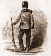 soldier waits